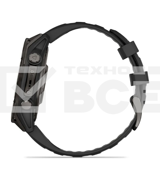 Смарт-часы Garmin Fenix 8 AMOLED Sapphire угольно-черный DLC, черный 47мм