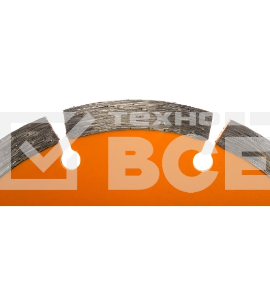 Диск алмазный отрезной сегментный ВИХРЬ 125х22,2 мм,сухая резка