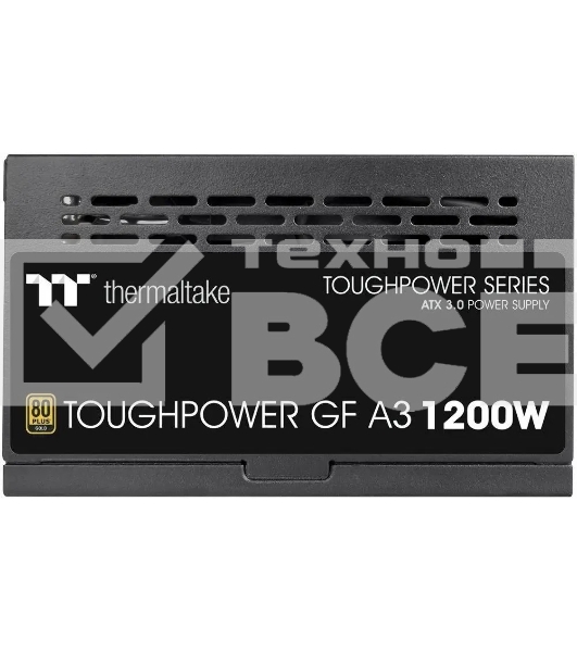 Блок питания Thermaltake Toughpower GF A3/1200W/Fully Modular/Non Light/Full Range/Analog/80 Plus Gold/EU/JP Main CAP PS-TPD-1200FNFAGE-H All Flat Cables/Gen 5