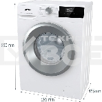 Стиральная машина Gorenje W2NHPI72SCS белый загр. фронтальная макс.: 7 кг 1200об/мин класс: А, фото5