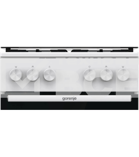 Плита газовая Gorenje GG5A10WH белый, конфорок 4 газовых, духовка 70 л, 50 см x 85 см x 59.4 см