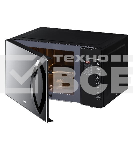 Микроволновая печь BBK 23MWG-850T/B-M черный, 23 л, 800 Вт, кнопки