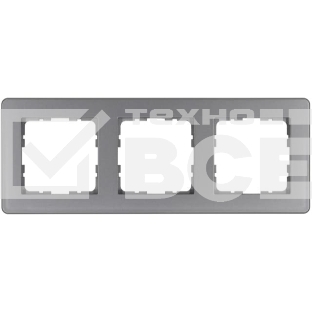 Рамка Jasmart 3-м G-Flex алюм.