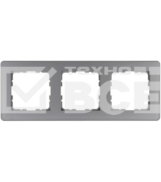 Рамка Jasmart 3-м G-Flex алюм.