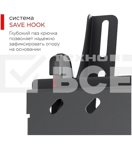 Кронштейн для телевизора Holder PTS-4006 черный 32'-90' макс.40кг настенный наклон