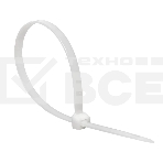 Хомут кабельный 7.2х300 нейл. бел. (уп.100 шт) EKF plc-c-7.2x300, фото 1