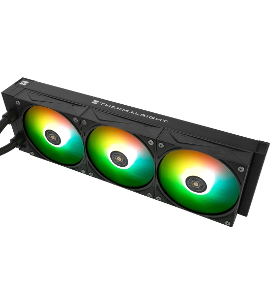 Система жидкостного охлаждения Thermalright Grand Vision 360 ARGB Soc-AM5/AM4/1151/1200/2066/2011/1700 черный 4-pin 29.6dB Al LCD Ret (G-VISION-360-BL-ARGB)