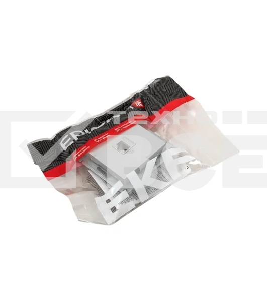 Механизм розетки RJ45 (cat5) EKF UP1-SOA-RJ45-5 алюминий Эпика