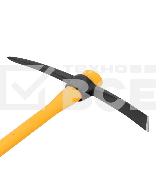 Кирка Denzel 1500 г, узкая, фиберглассовая обрезиненная рукоятка 900 мм