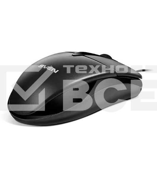 Мышь проводная SVEN RX-112 черный, 800 dpi, USB, кнопки - 3