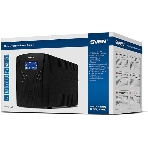 Источник бесперебойного питания UPS Sven Pro 1500 (1000 WA, LCD, USB, RG-45, 3 евро розетки), фото2