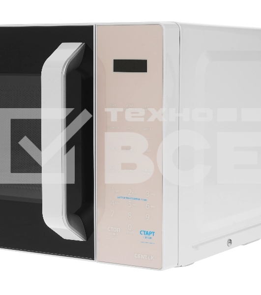 Микроволновая печь Centek CT-1551 белый, 20 л, 700 Вт, переключатели - сенсор