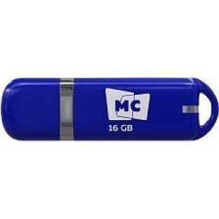 Флешка USB MORE CHOICE МФБ16 Blue (4620202558855), 16GB, USB 3.0, R/W 25/15, синий