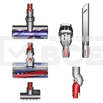 Пылесос вертикальный Dyson V8 Absolute оранжевый/серебристый, питание от аккумулятора, 115 Вт, уборка сухая, пылесборник 0.54 л, работа от АКБ max - 40 мин, фото3