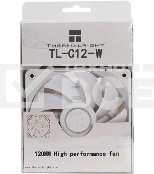 Вентилятор Thermalright TL-C12-W белый 4-pin 25.6dB 135gr Ret