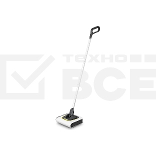Пылесос-электровеник Karcher KB 5 белый, питание от аккумулятора, 20 Вт, уборка сухая, пылесборник 0.37 л, работа от АКБ max 30 мин