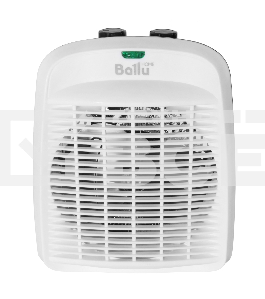 Тепловентилятор Ballu BFH/S-10 серый/белый, 2000 Вт, 25 м2, термостат