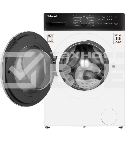 Стиральная машина Weissgauff WM 4627 Touch Inverter Steam Белый, загрузка фронтальная 7 кг, 1200 об/мин., класс: А+++