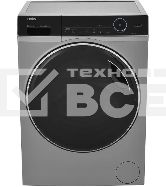 Стиральная машина Haier HW90-B14979S серебристый, загрузка фронтальная 9 кг, 1400 об/мин, A+++