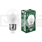 Лампа светодиодная SAFFIT SBG4507 (55037) 7 вт Е27 белый матовый шар, фото 1