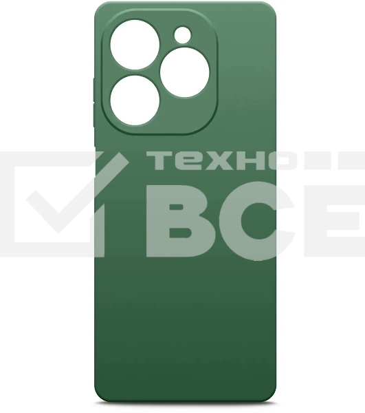 Чехол (клип-кейс) BoraSCO для Tecno Spark 20/20C/Go 2024/Pop 8 Microfiber Case зеленый опал