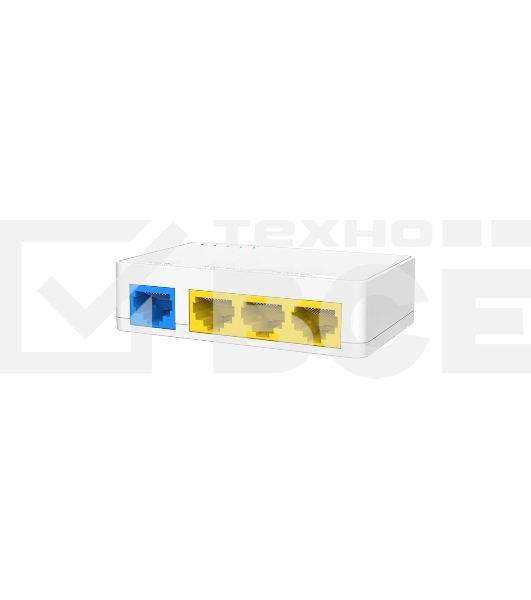 Коммутатор неуправляемый Tenda S204PD, PoE 4x100 Мбит/с, настольный, пластиковый корпус