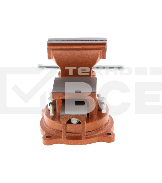 Тиски слесарные Sparta 100мм поворотные с наковальней