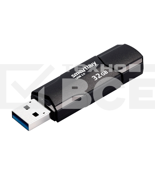 Флешка USB SmartBuy R/W (SB32 GbCLU-K3) UFD 3.0/3.1 032 Gb,CLUE черный