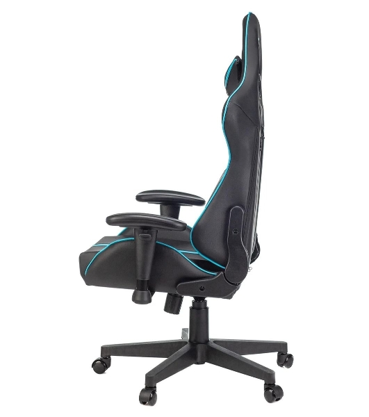 Кресло игровое A4Tech X7 GG-1200 черный/голубой искусственная кожа крестовина пластик