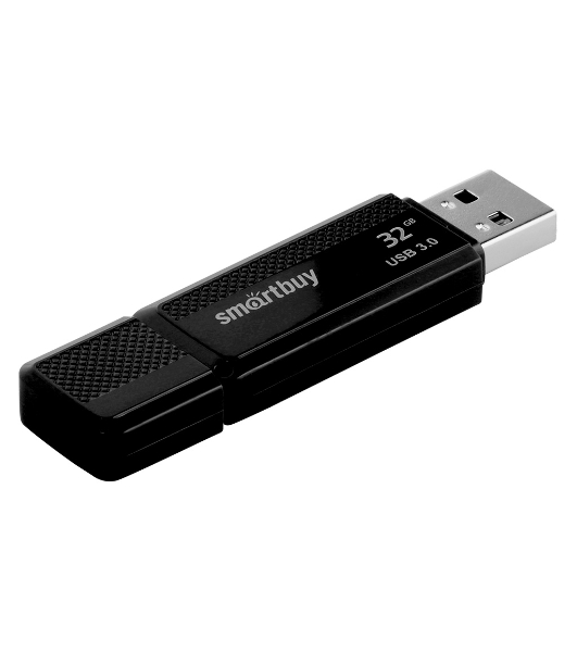 Флешка USB Smartbuy Dock black (SB32GbDK-K3), 32Gb, USB 3.0, R/W 45/12, черный