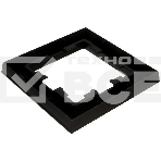 Рамка 1-мест. IEK BRITE РУ-1-БрЧ черный, фото4