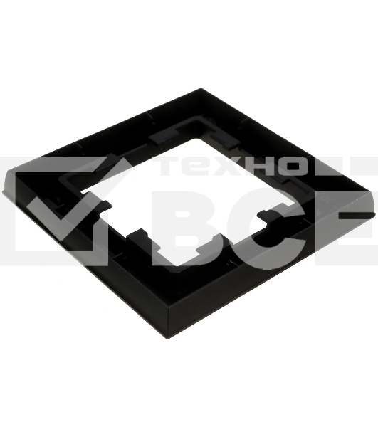 Рамка 1-мест. IEK BRITE РУ-1-БрЧ черный