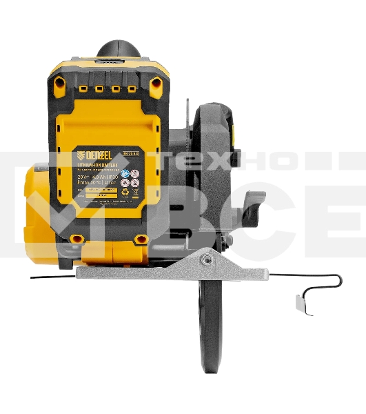 Пила циркулярная аккумуляторная бесщет. Denzel CCSH-BL-20-185, 185 мм, Li-Ion, 20 В