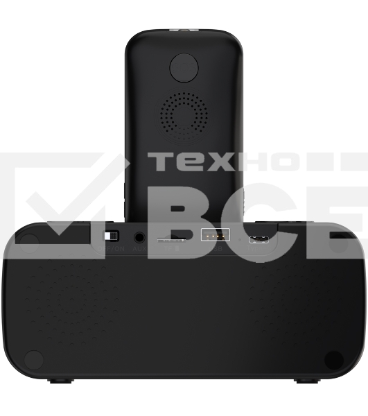 Телефон Maxvi RT-03 black + док-станция