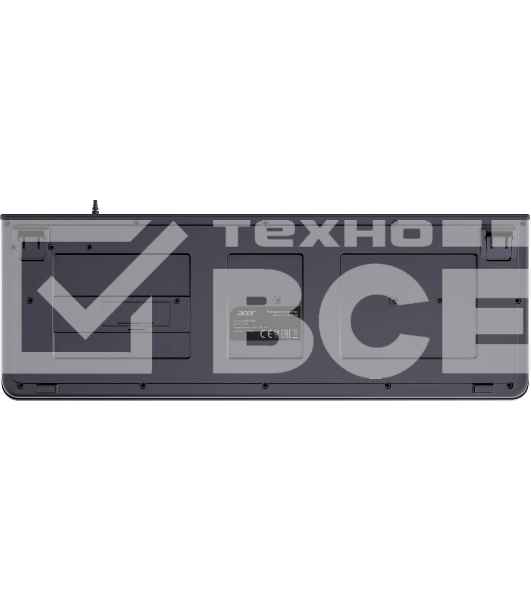 Комплект клавиатура+мышь Acer OCC400 проводной, USB, 2000 DPI, черный