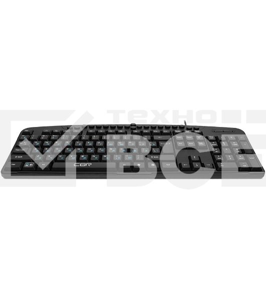 Клавиатура CBR KB-340GM проводная, USB Type-A, чёрный