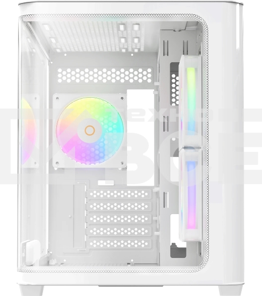 Компьютерный корпус Ocypus Iota C50 WH Curve ARGB Digital (Iota-C50-WHD300CD-GL)