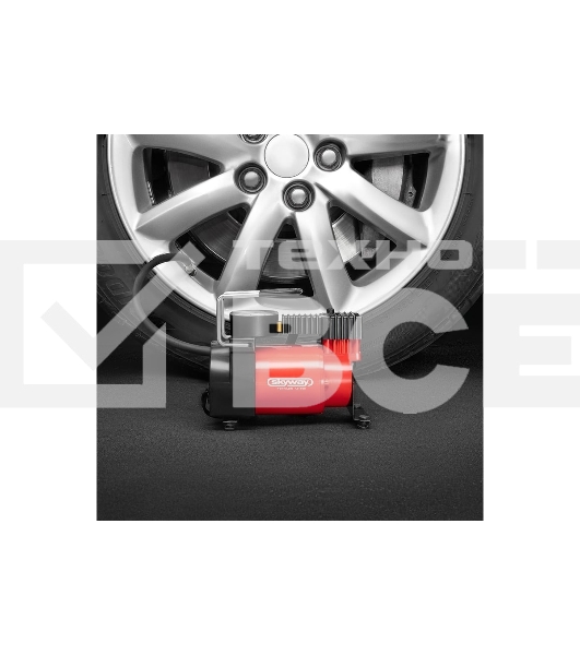 Компрессор TORNADO АC-580 10 A, 35 л/мин, 140 PSI, 12В металл. корпус (с сумкой) 44199