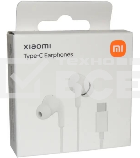 Наушники Xiaomi Type-C Earphones белый M2413E1