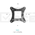 Кронштейн для телевизора ONKRON SN31 10'-32' наклонный, черный, фото2