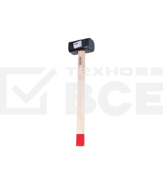 Кувалда Сибртех 6000 г, кованая головка, деревянная рукоятка 650 мм