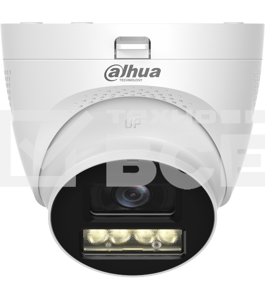 Камера видеонаблюдения аналоговая Dahua DH-HAC-HDW1500TQP-IL-T-0280B 2.8-2.8мм цв.