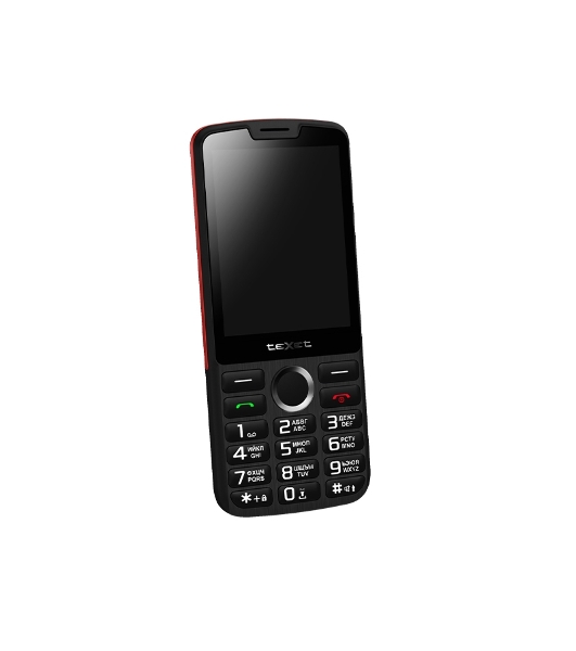 Мобильный телефон teXet TM-308 черный-красный