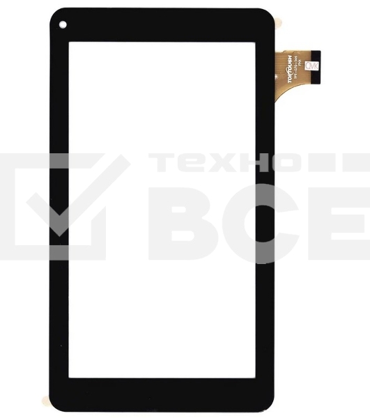 Сенсорное стекло (тачскрин) TPT-070-346 FHX, черное