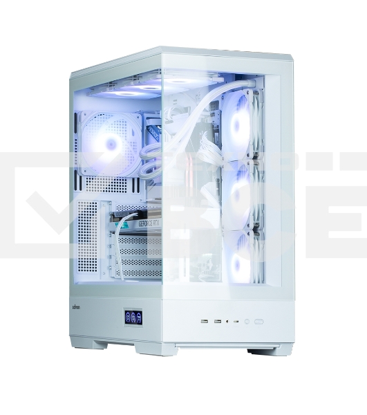Компьютерный корпус ZALMAN P50 DS, ATX, WHITE, WINDOW, 2x3.5