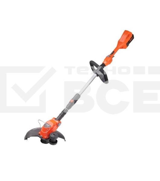 Триммер аккумуляторный PATRIOT TR4024XL, 40B платформа LCT, ширина кош. 30см, запасная леска, один АКБ (4,0А*ч) и ЗУ