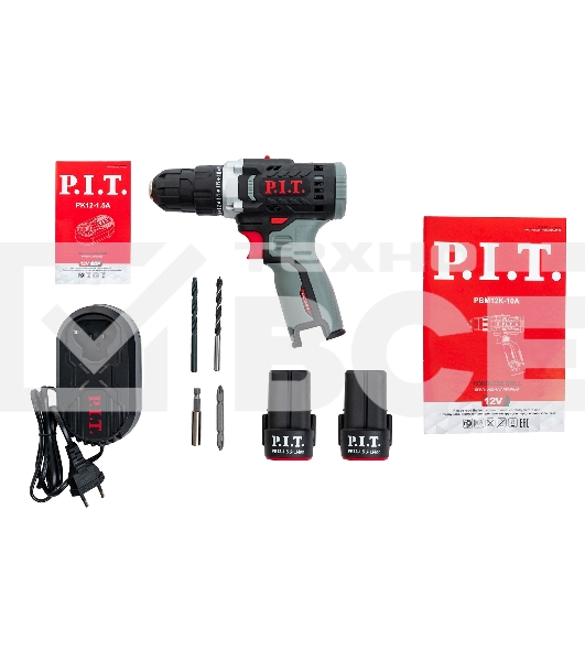 Дрель P.I.T. PBM12K-10A/2 X-DRIVER патрон:быстрозажимной реверс (PBM12K-10A/2)