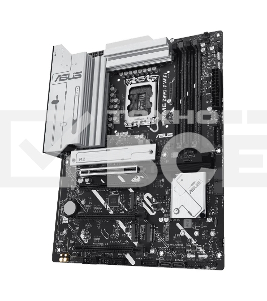 Материнская плата ASUS PRIME Z890-P WIFI, LGA 1851, Intel Z890, 4xDDR5, 4xSATA, 4xM.2, 1xPCIe 5.0 x16, 2xPCIe 4.0 x4, 1xPCIe 4.0 x1, 1xHDMI, 1xDP, 1xUSB-C (видеовыход), 2xUSB-A 3.2 Gen 1, 1xUSB-A 3.2 Gen 2, 4xUSB-A 2.0, 1xUSB-C Thunderbolt 4, 1x 2.5Gb LAN