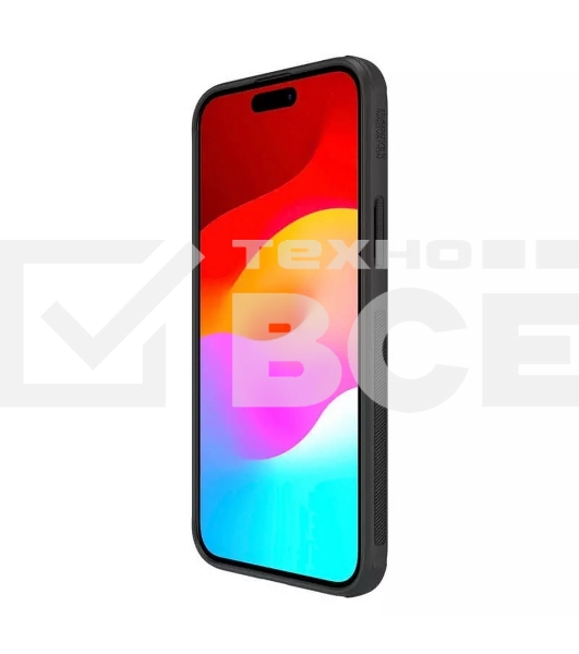 Чехол Super Frosted Shield Pro Magnetic Case, черный, (AP IP15 Plus)