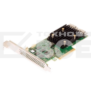 RAID-контроллер Broadcom 9560-16i SGL (05-50077-00 / 05-50077-00012 / 03-50077-00011) PCIe 4.0 x8 LP, SAS/SATA/NVMe, RAID 0,1,5,6,10,50,60, 16port(2* int SFF8654), 8GB Cache, 3916ROC, RTL